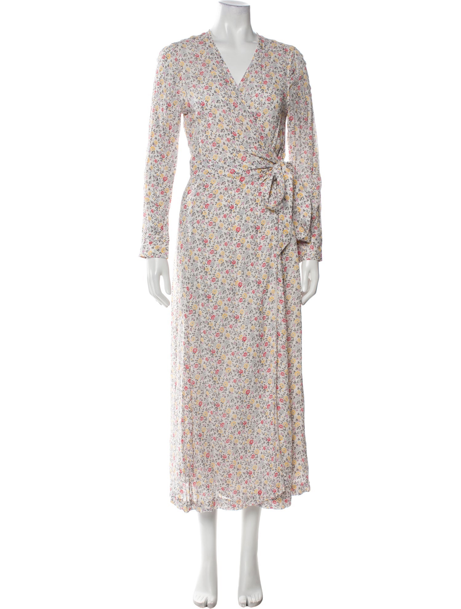 Ganni Floral Print Long Dress