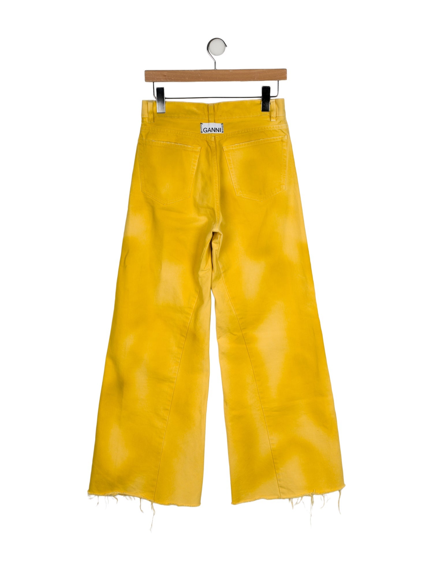 Ganni Mid-Rise Wide Leg Jeans