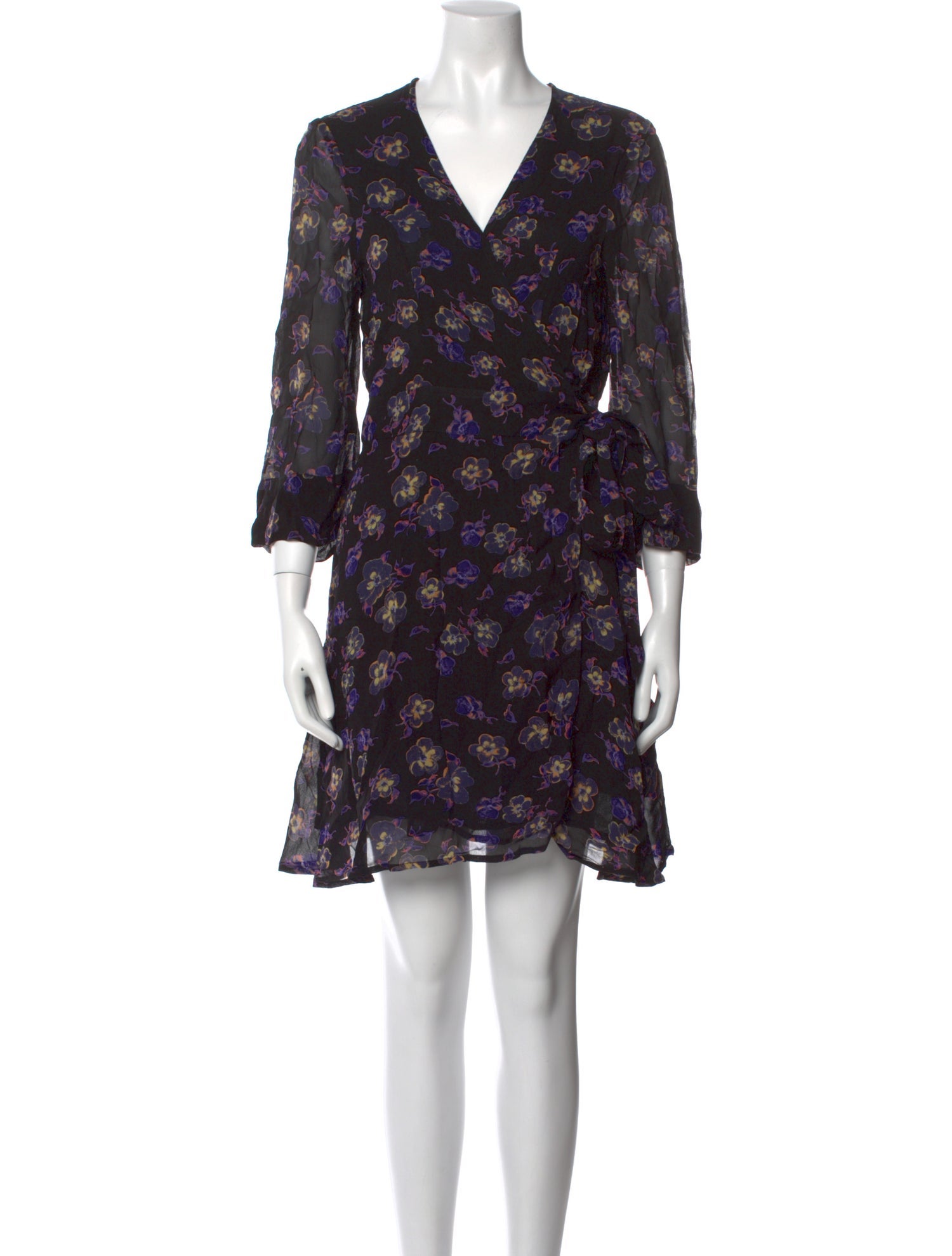 Ganni Floral Print Mini Dress