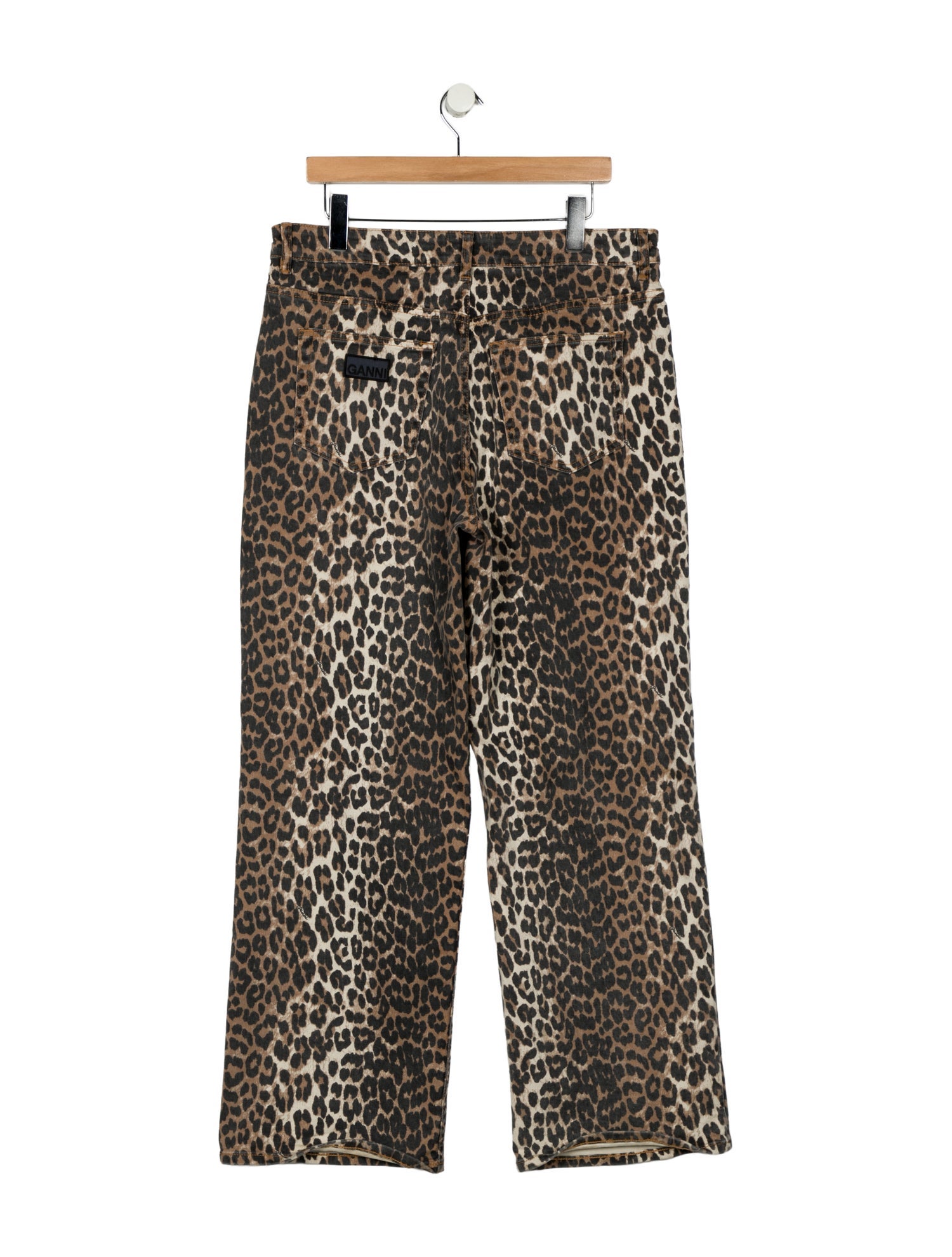 Ganni High-Rise Wide Leg Jeans