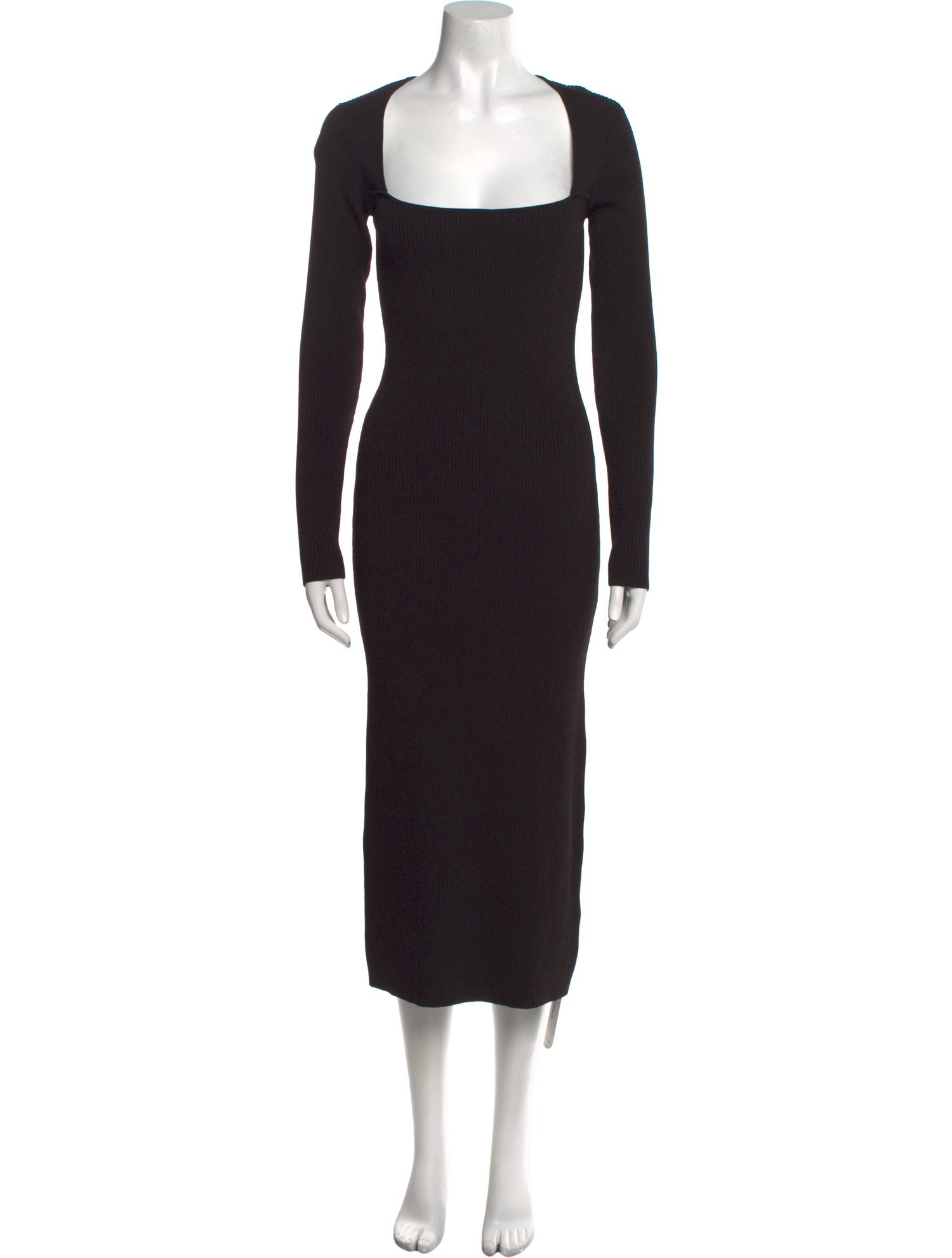 Ganni Square Neckline Long Dress