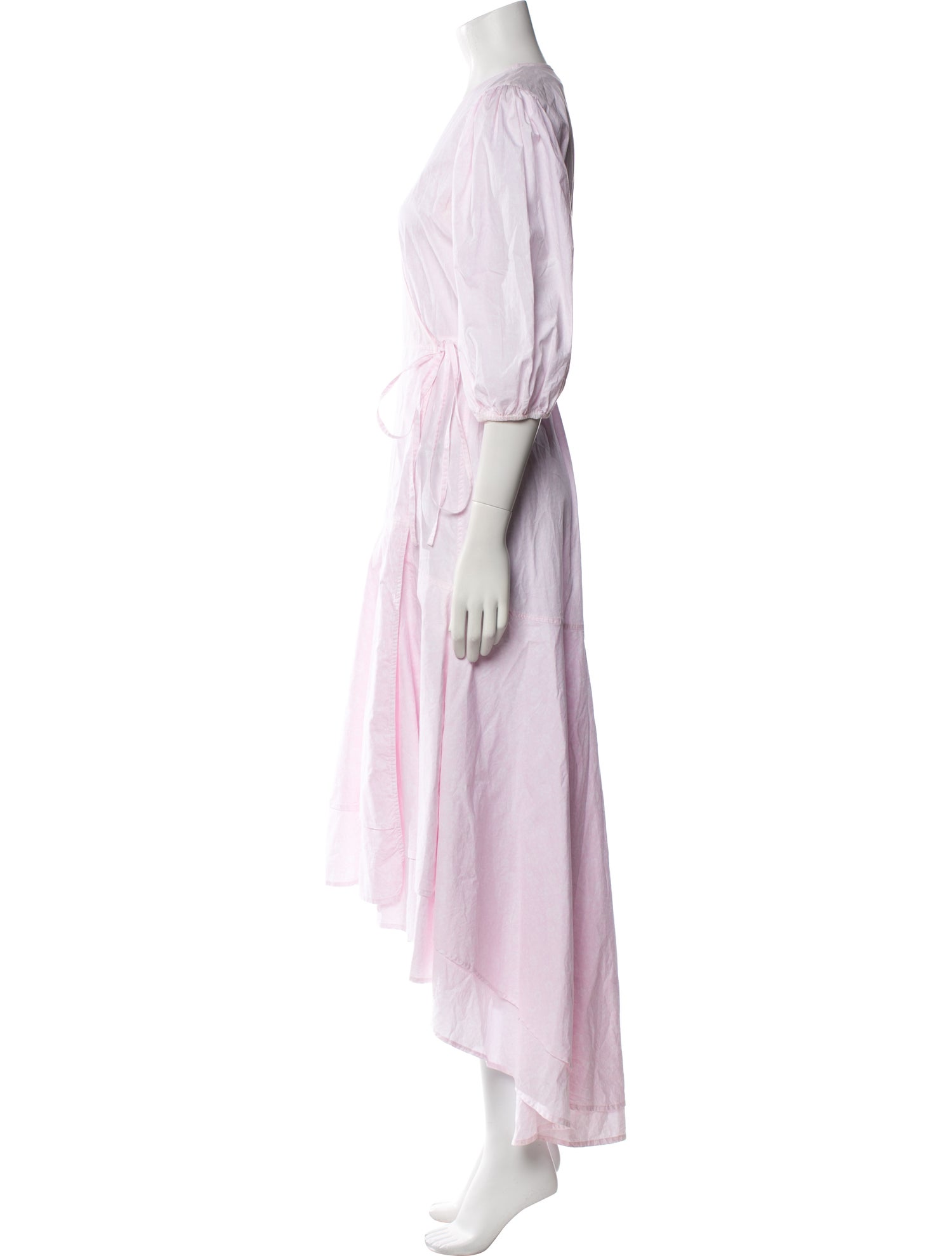 Ganni V-Neck Long Dress