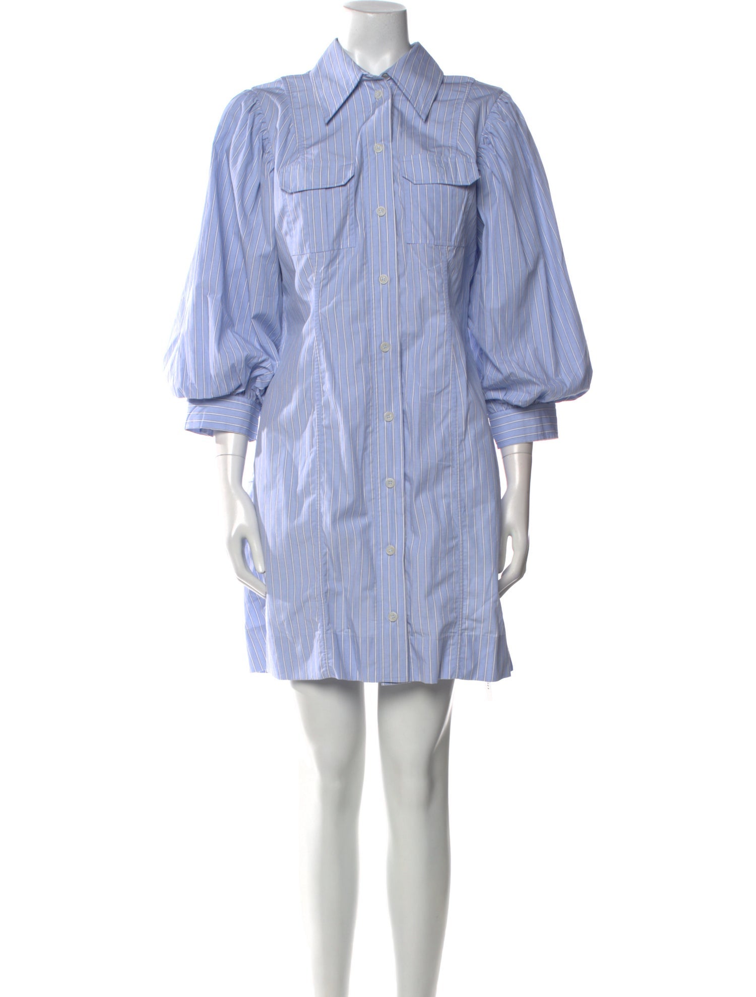 Ganni Striped Mini Dress w/ Tags