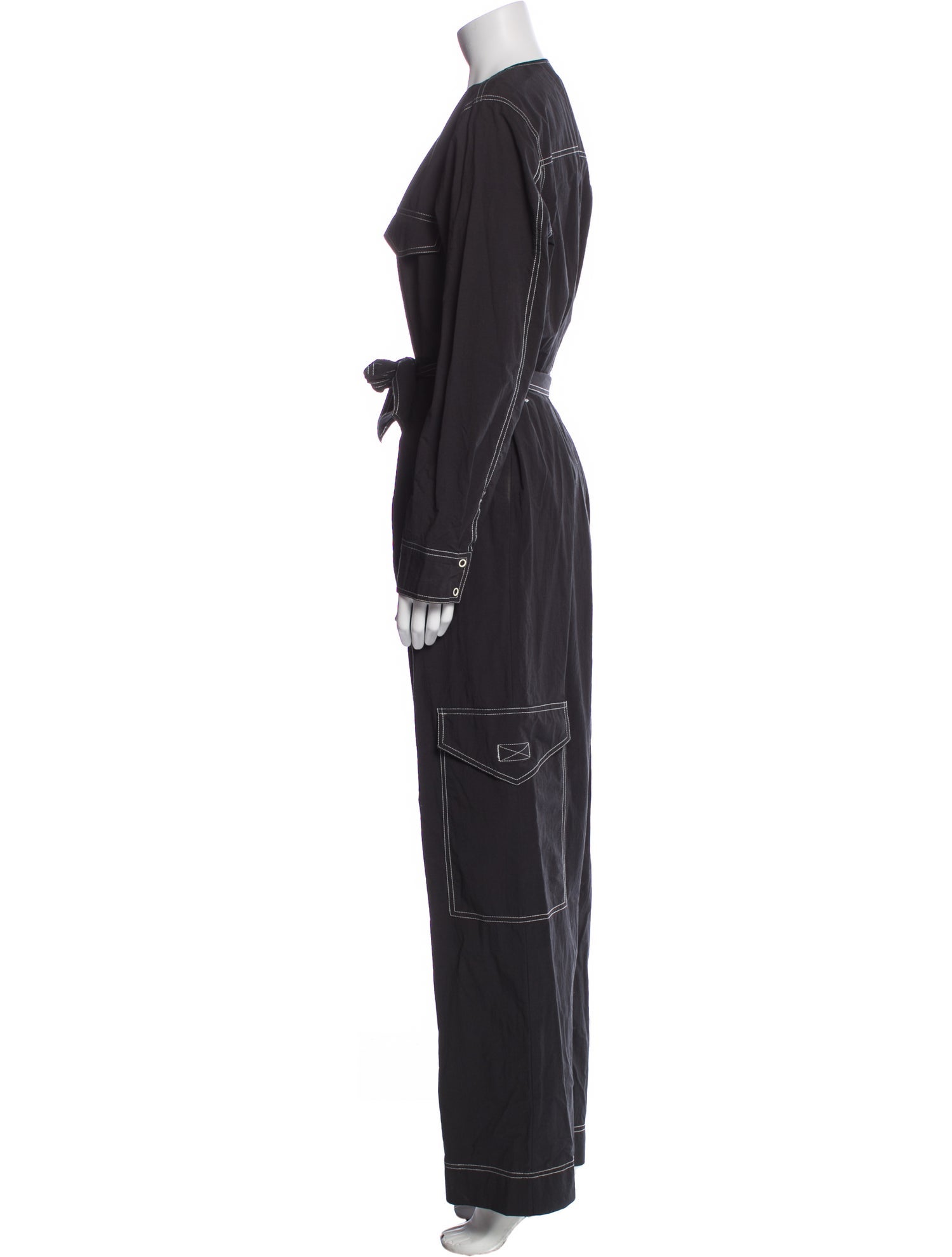 Ganni V-Neck Jumpsuit