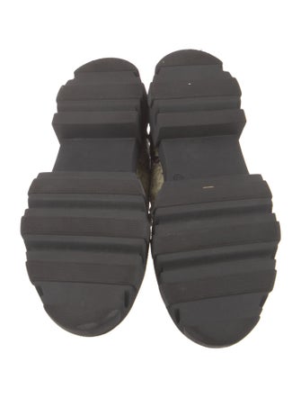 Ganni Leather Combat Boots