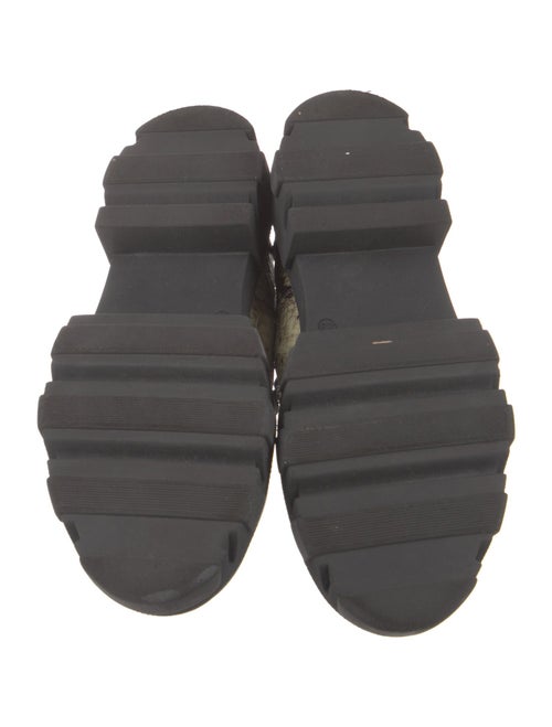 Ganni Leather Combat Boots