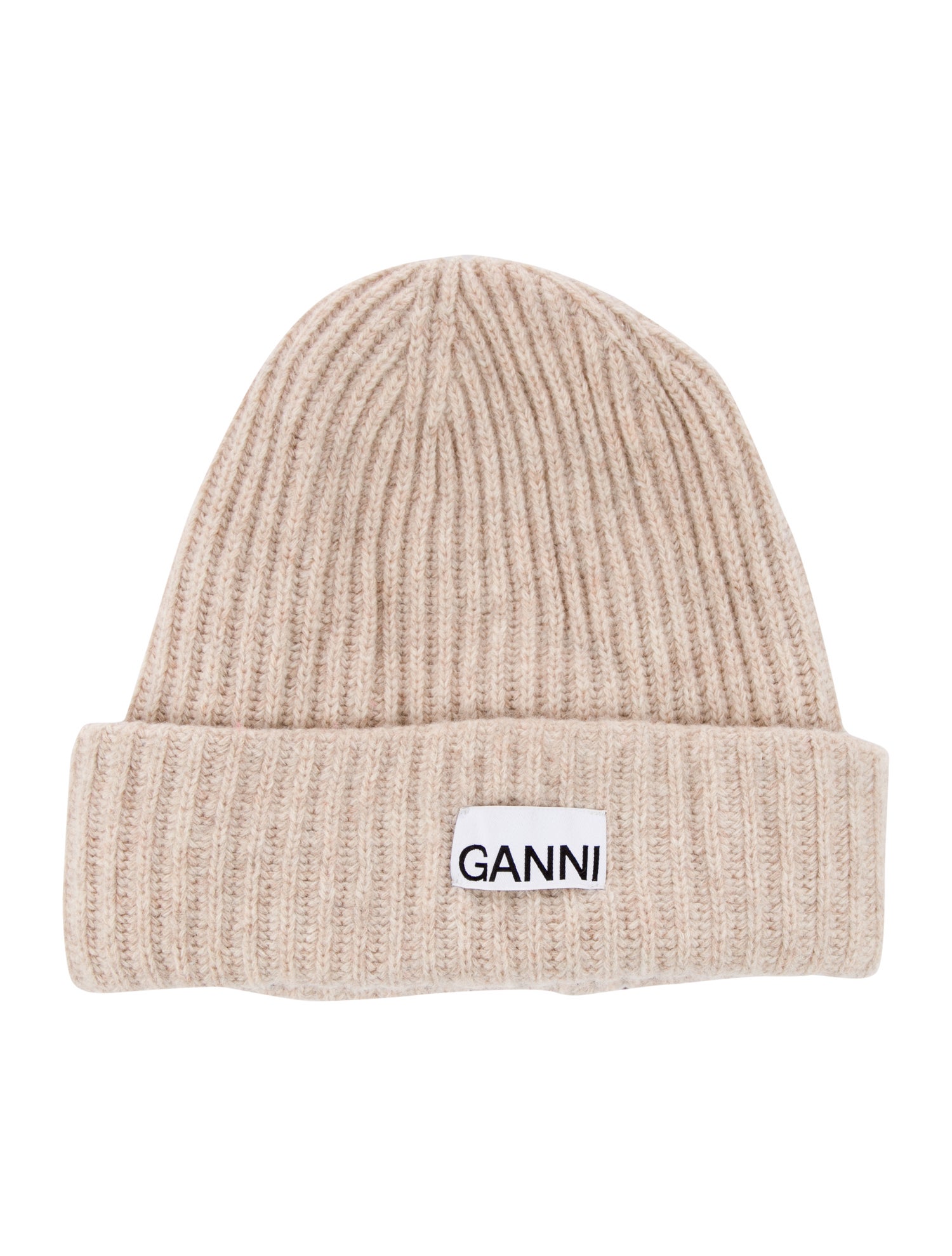 Ganni Ribbed Beanie