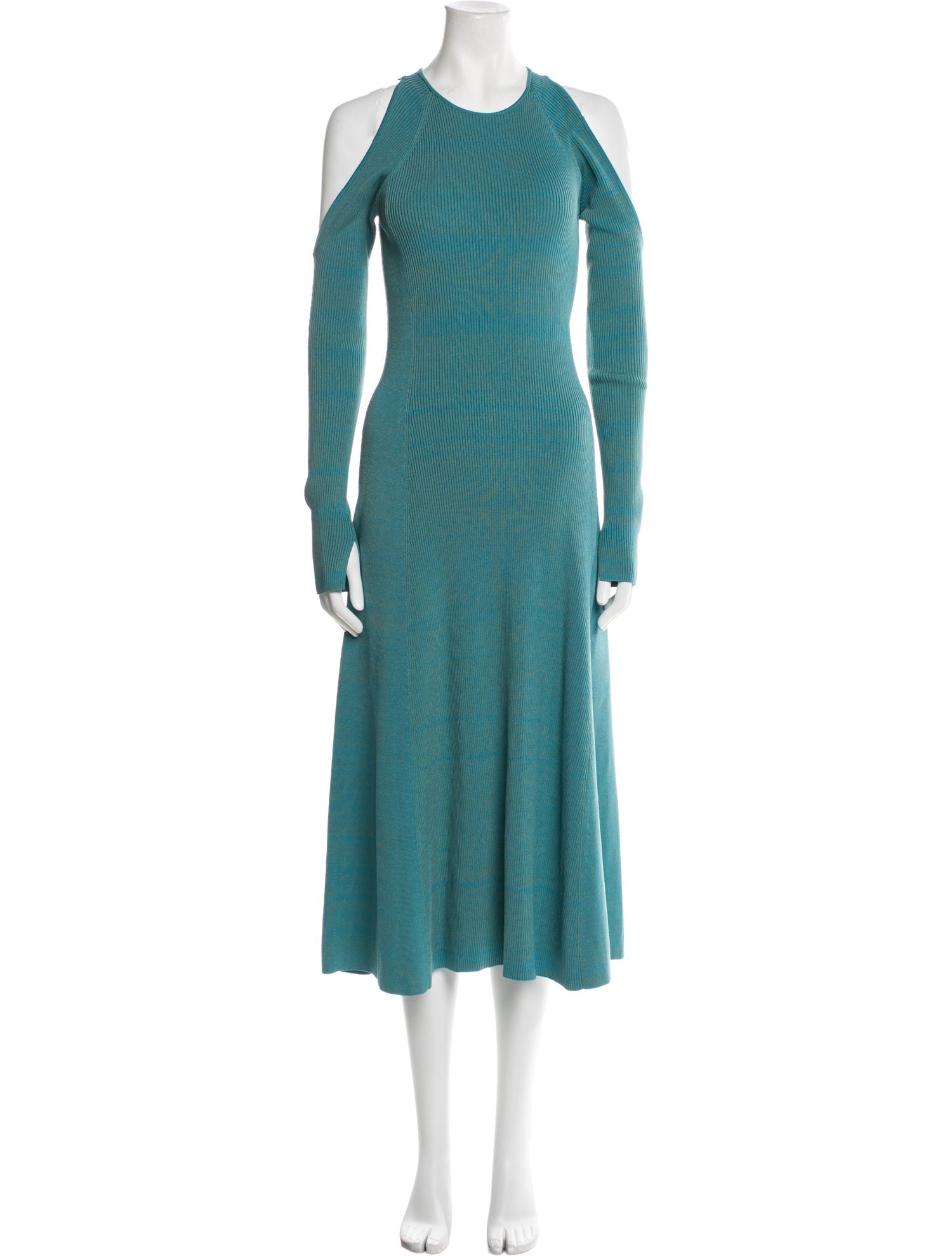 Ganni Crew Neck Long Dress