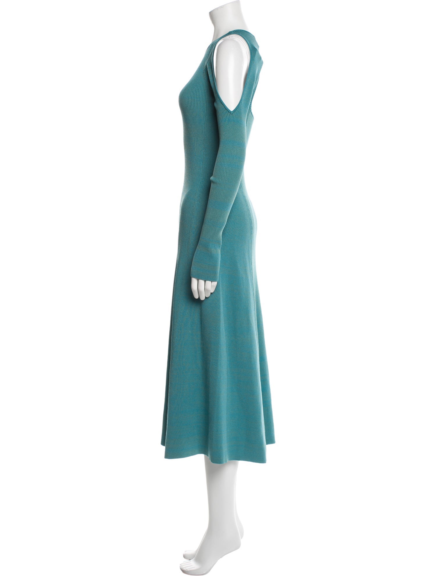 Ganni Crew Neck Long Dress