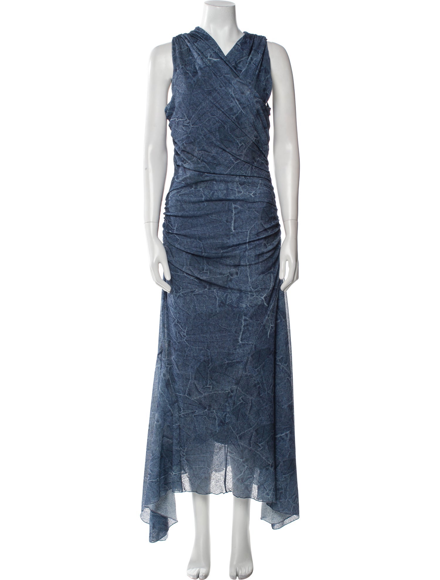 Ganni Cowl Neck Long Dress w/ Tags