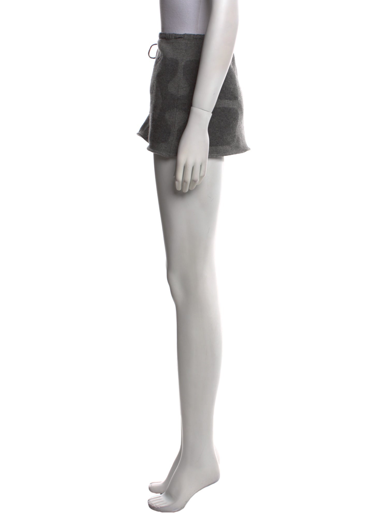 Ganni Wool Mini Skirt