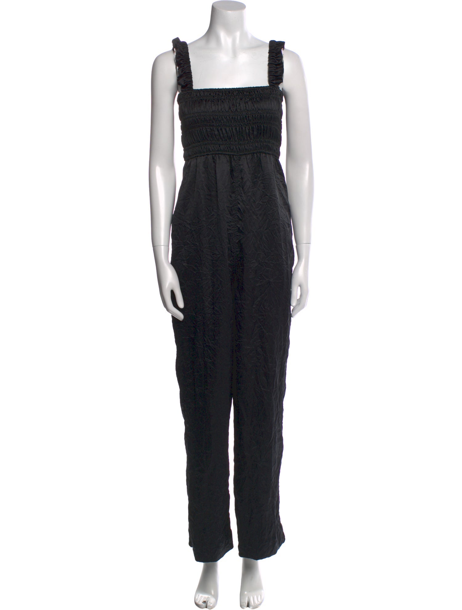 Ganni Square Neckline Jumpsuit