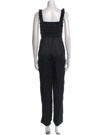 Ganni Square Neckline Jumpsuit