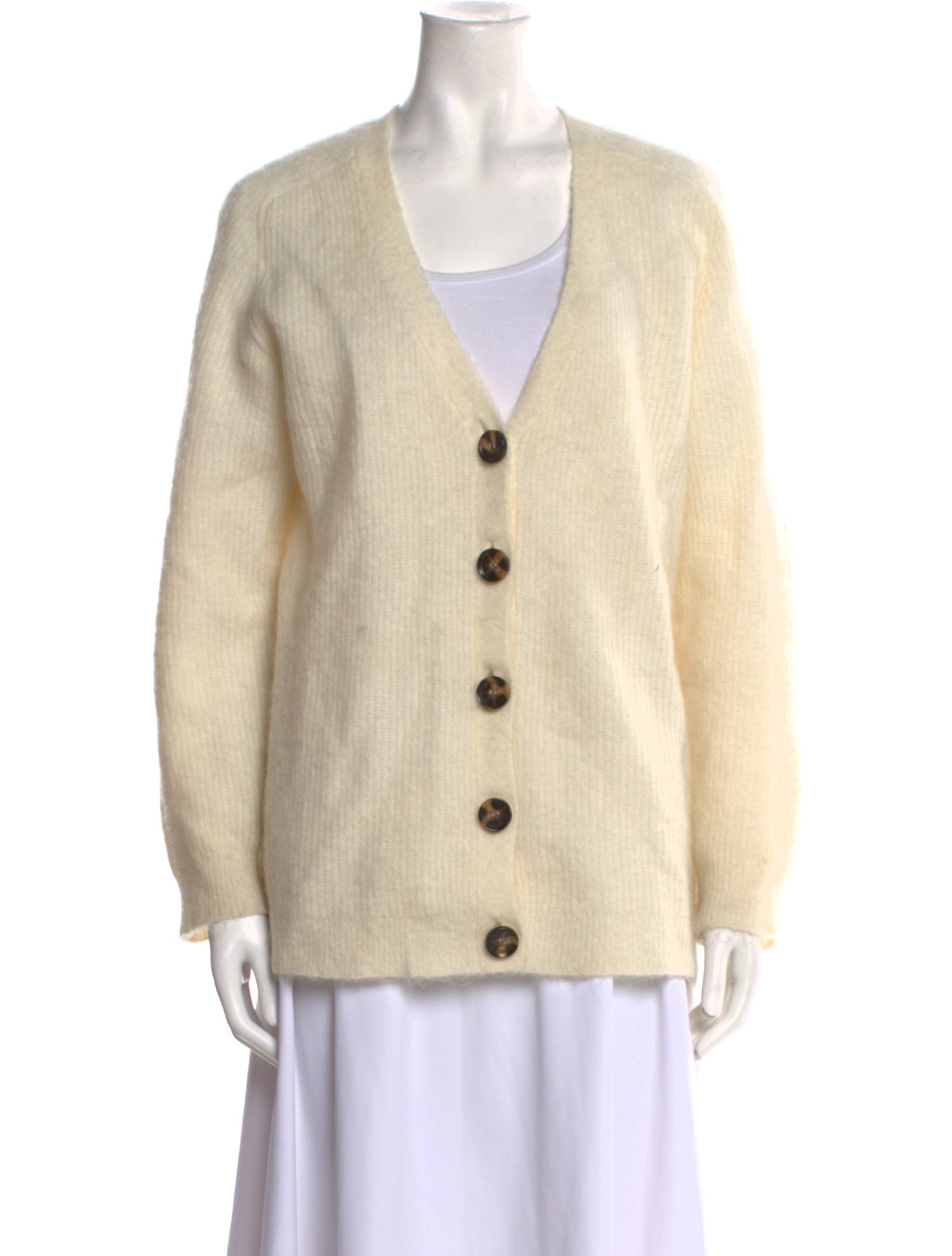 Ganni Plunge Neckline Sweater