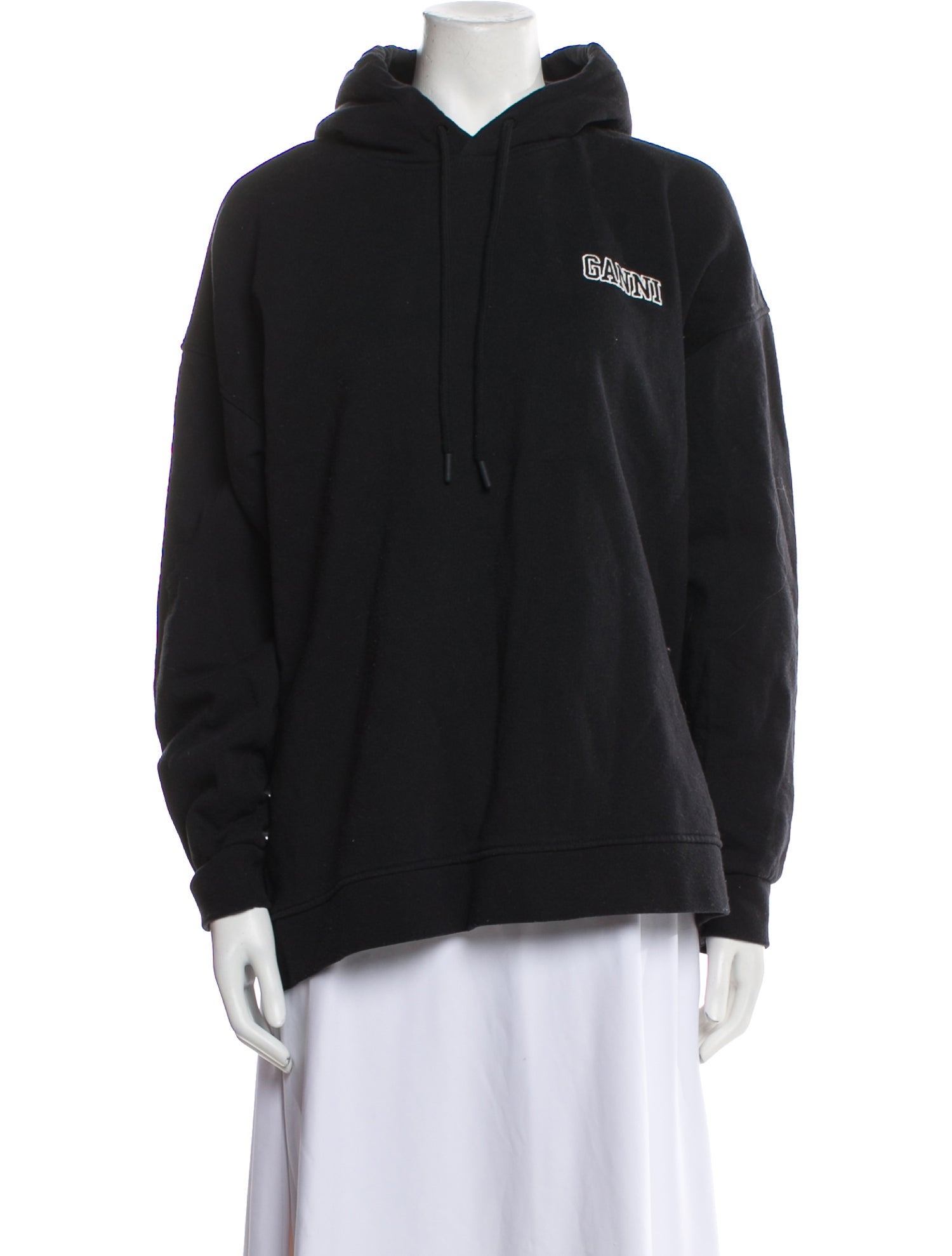 Ganni Graphic Print Crew Neck Sweatshirt