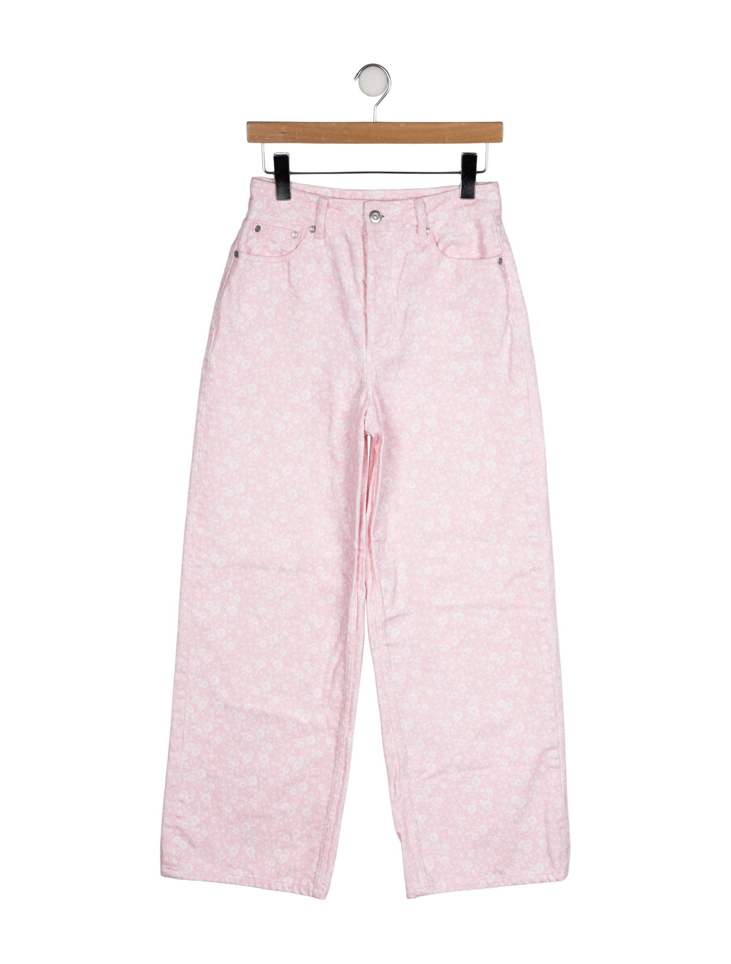 Ganni High-Rise Wide Leg Jeans