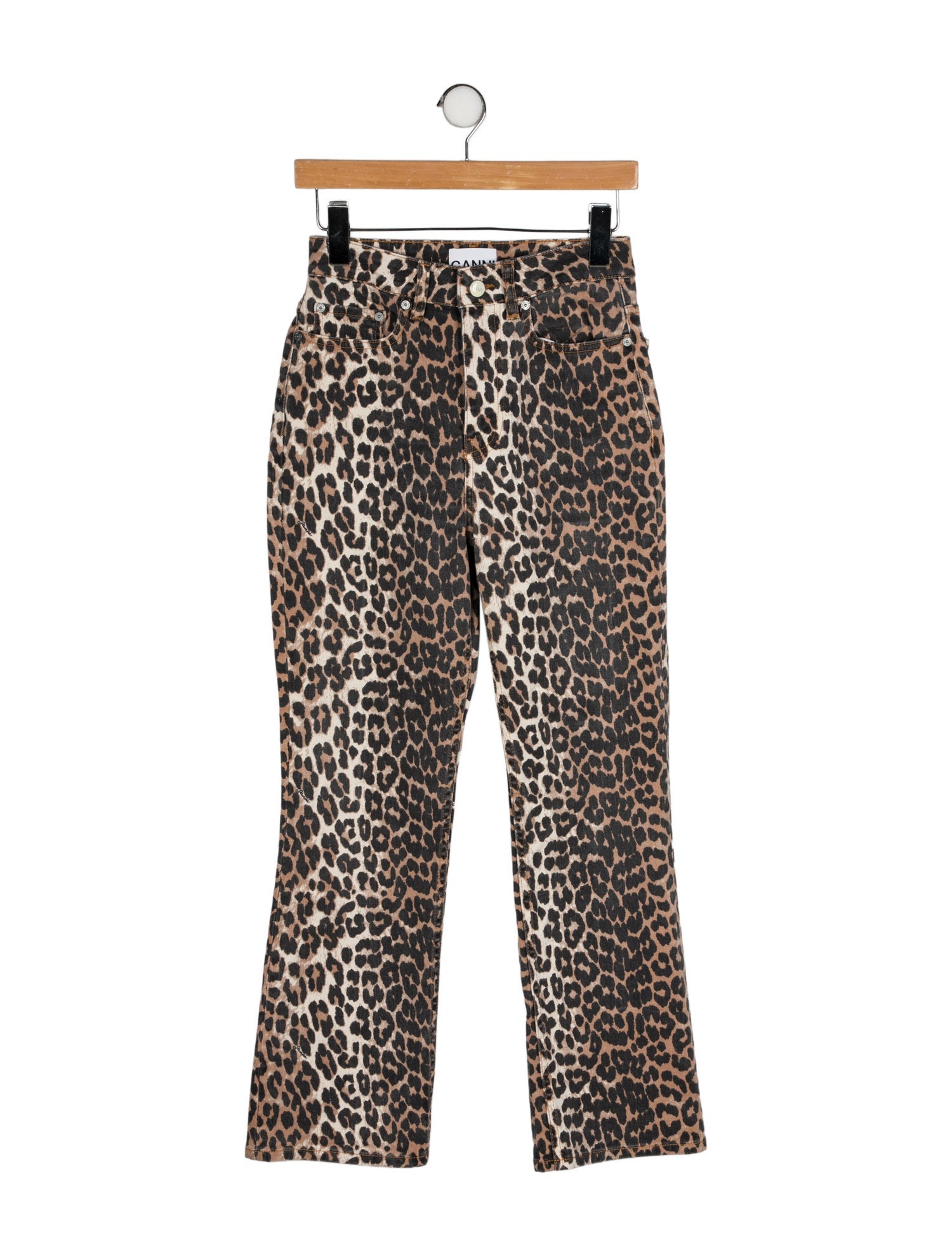 Ganni High-Rise Wide Leg Jeans