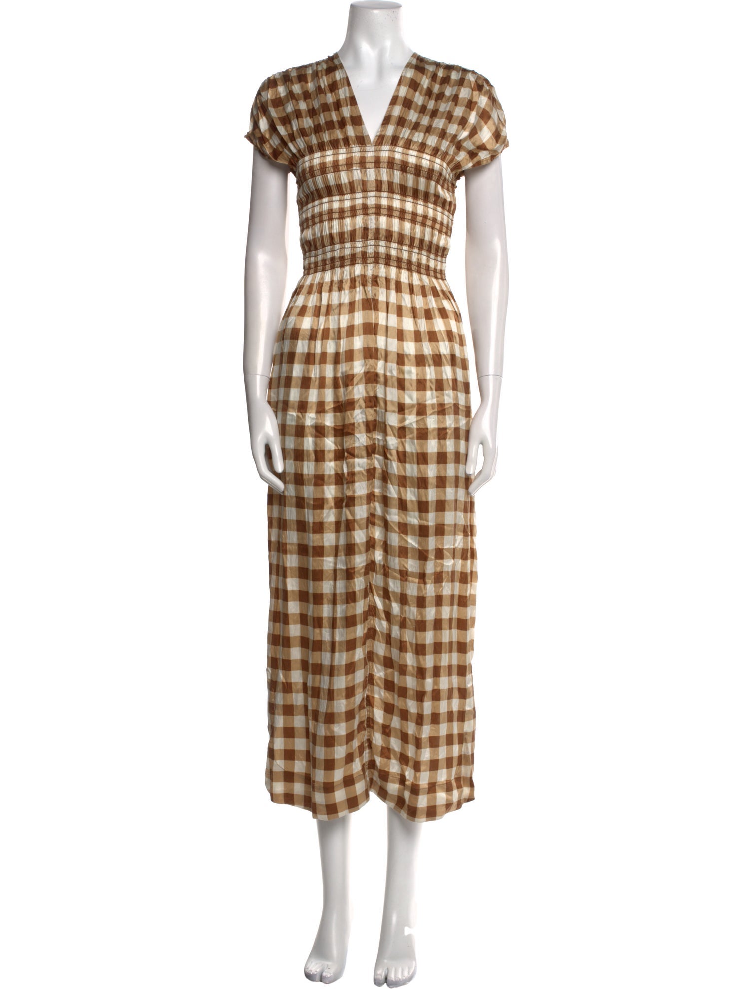 Ganni Silk Long Dress