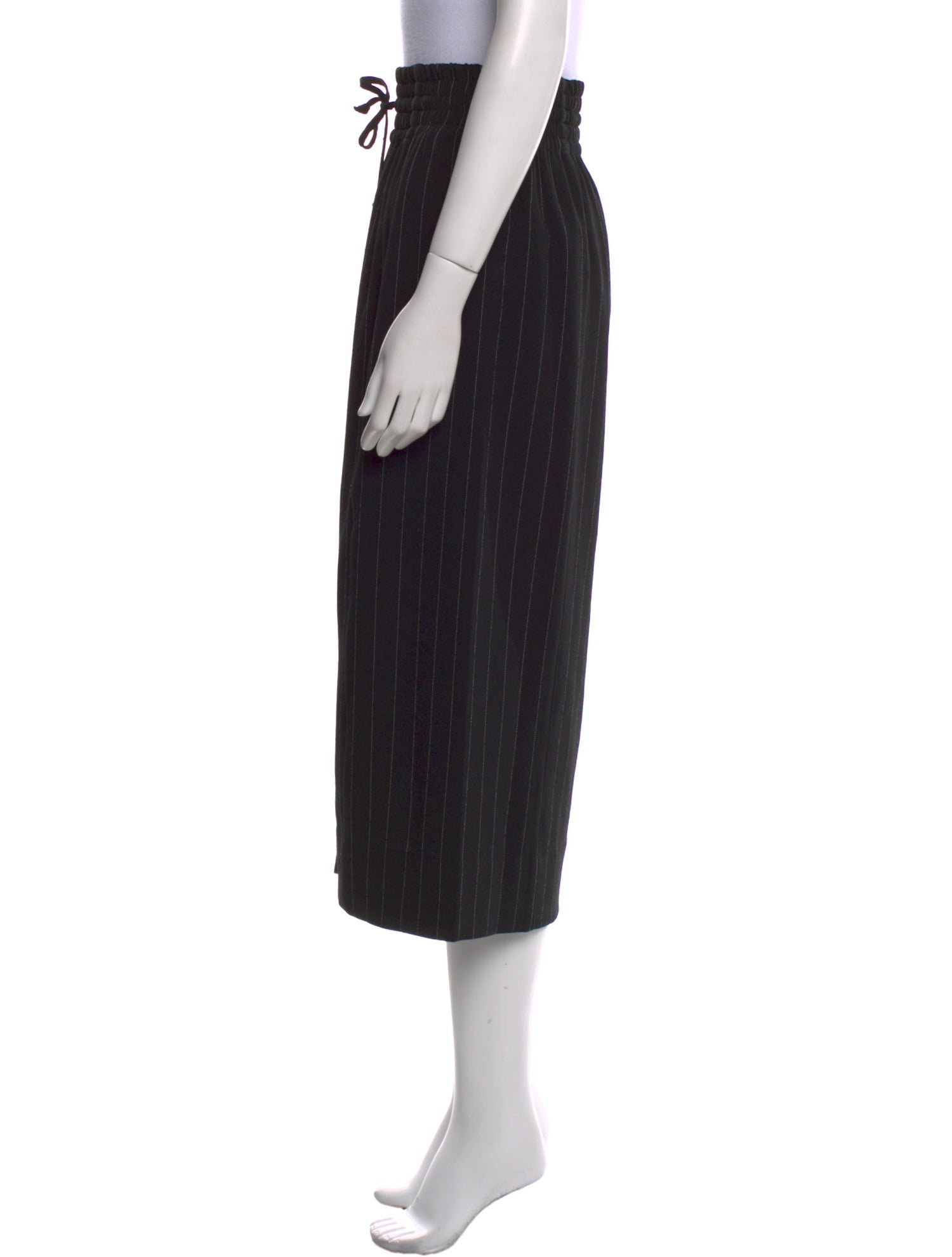 Ganni Striped Midi Length Skirt