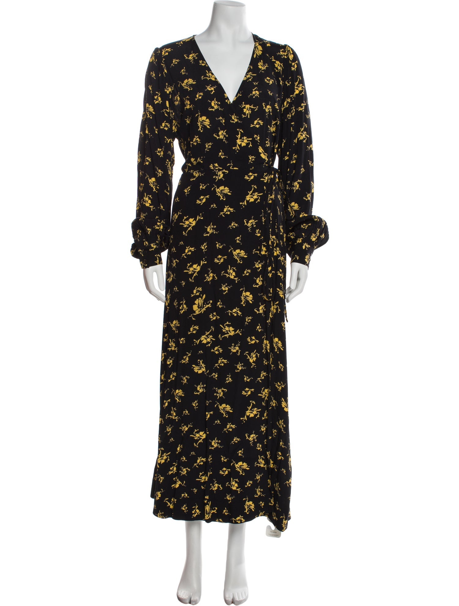 Ganni Floral Print Long Dress