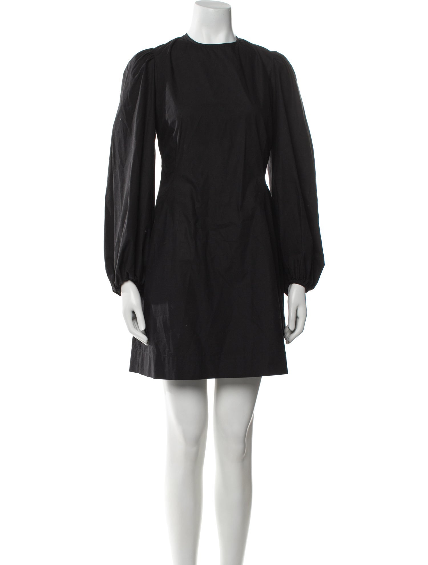 Ganni Crew Neck Mini Dress