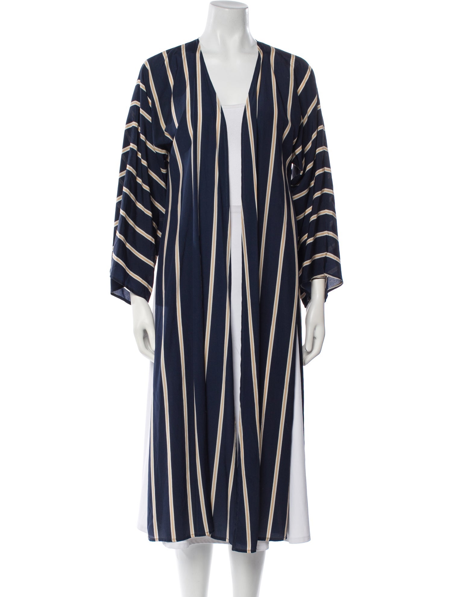 Ganni Striped Robe