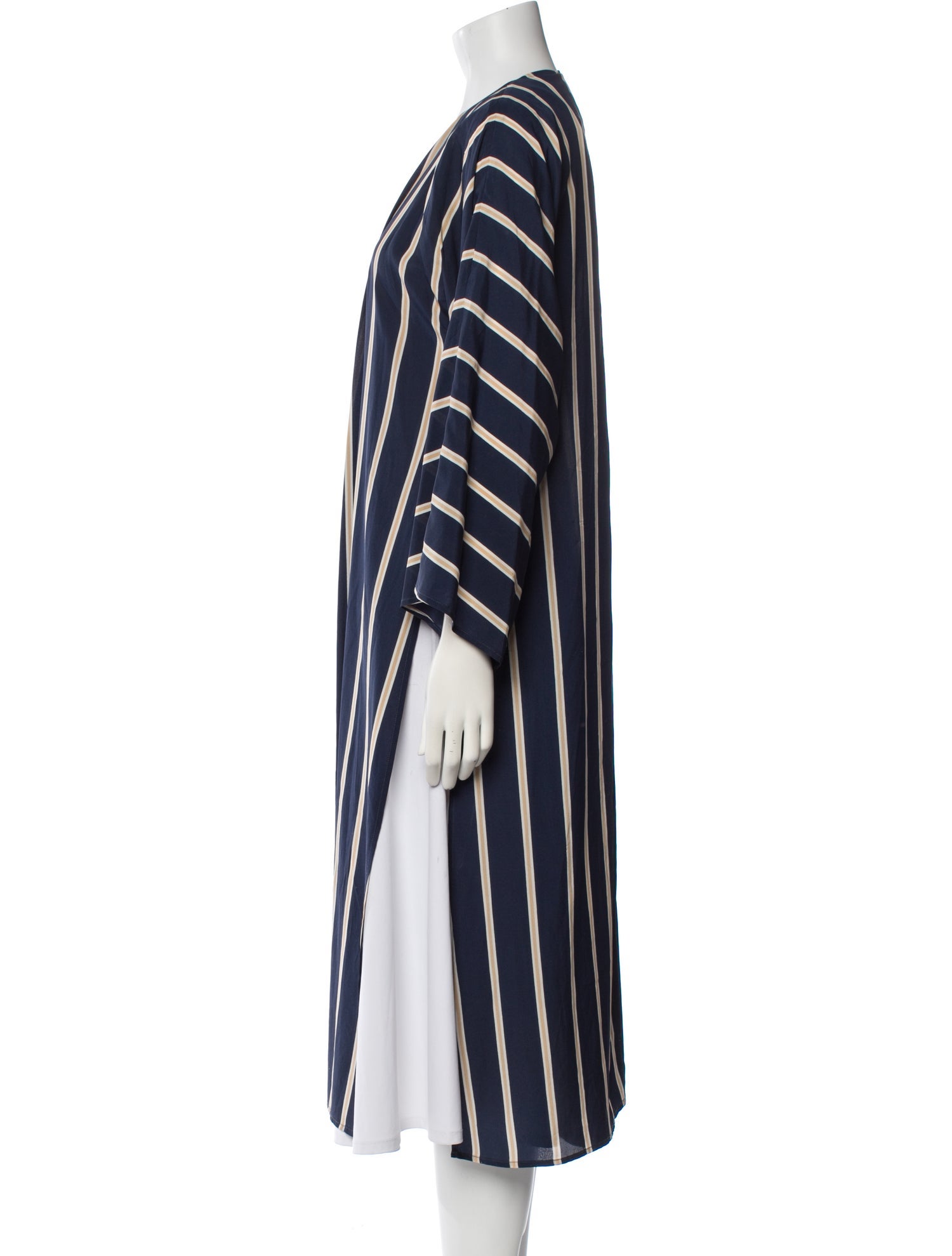 Ganni Striped Robe