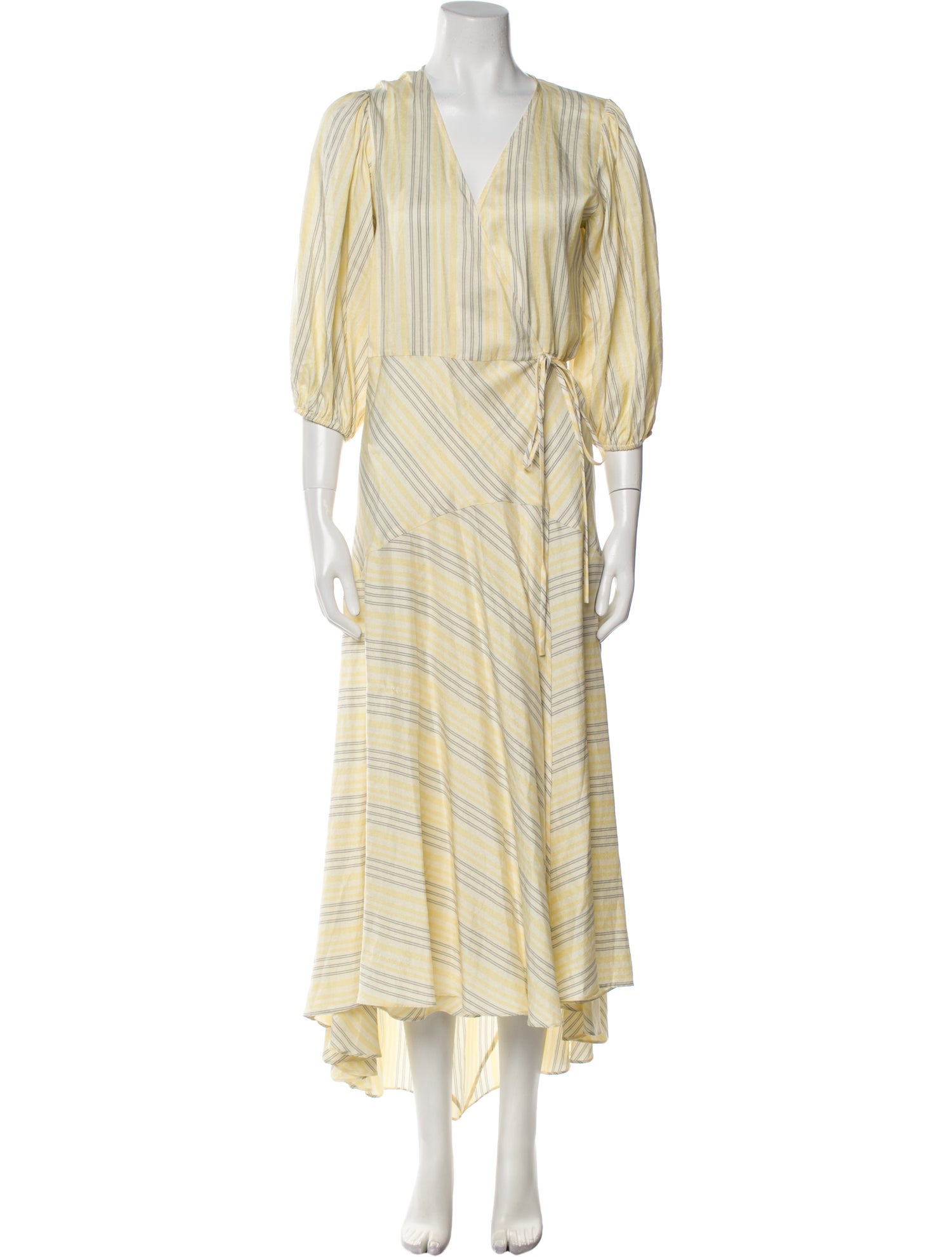 Ganni Silk Long Dress