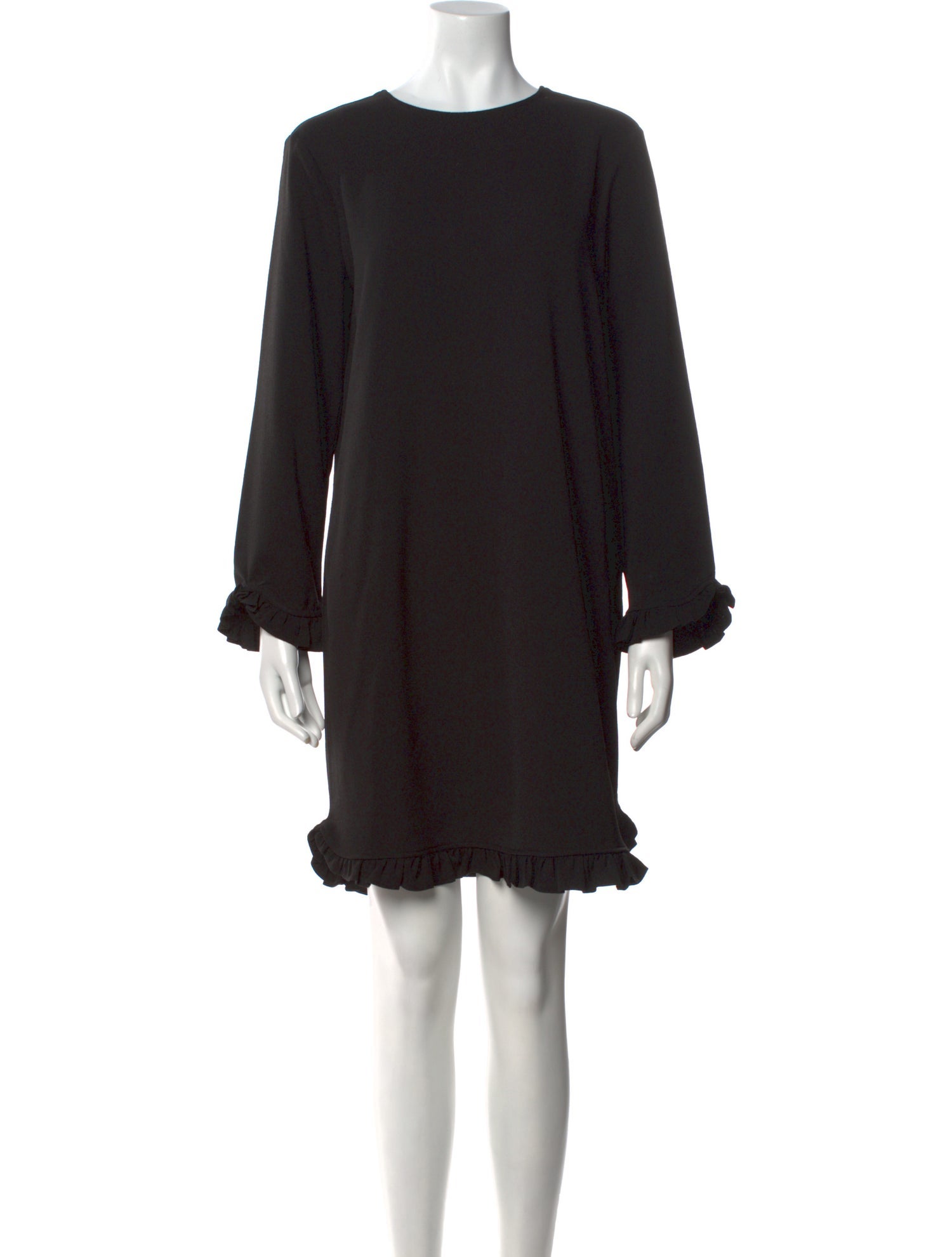 Ganni Crew Neck Mini Dress