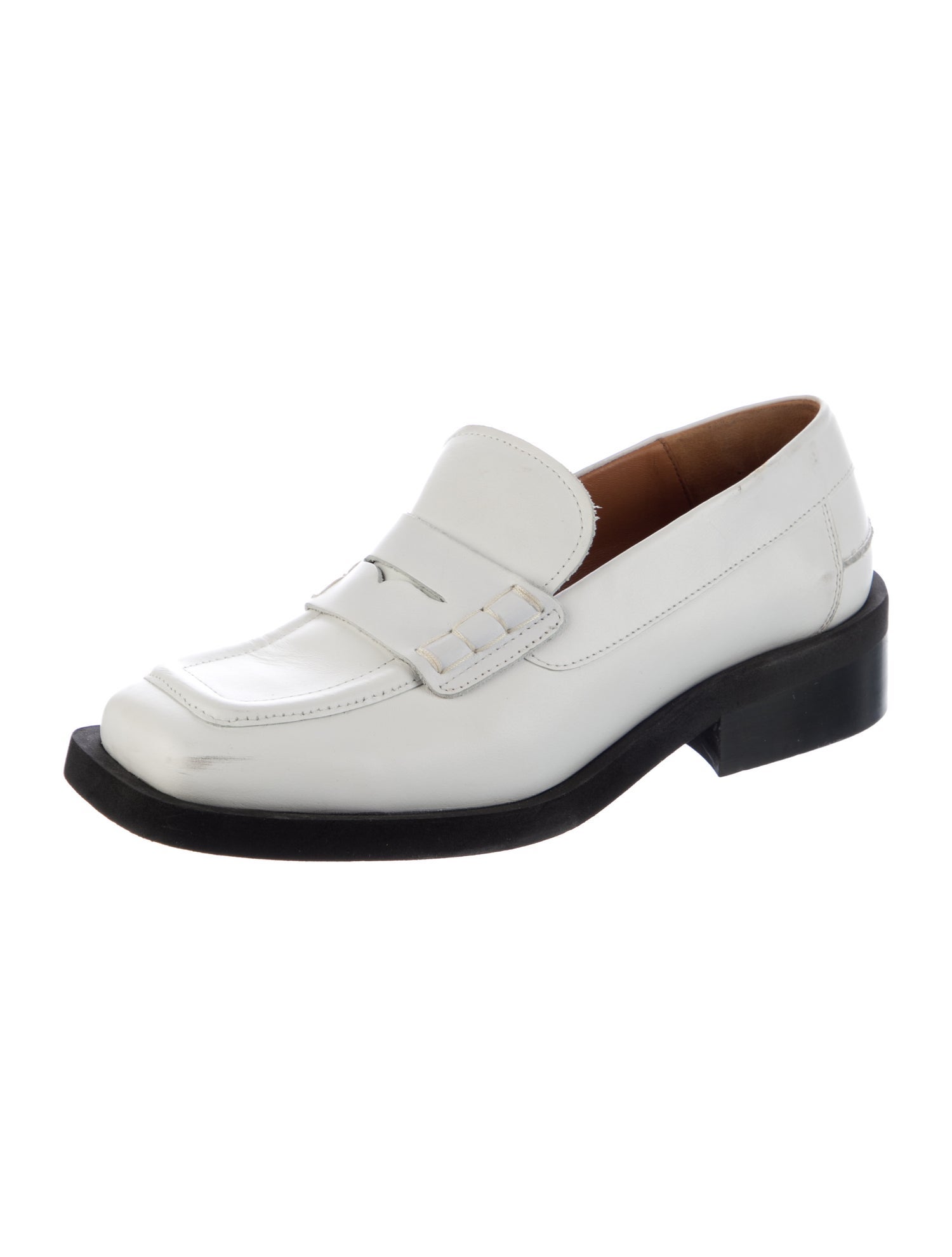 Ganni Leather Loafers