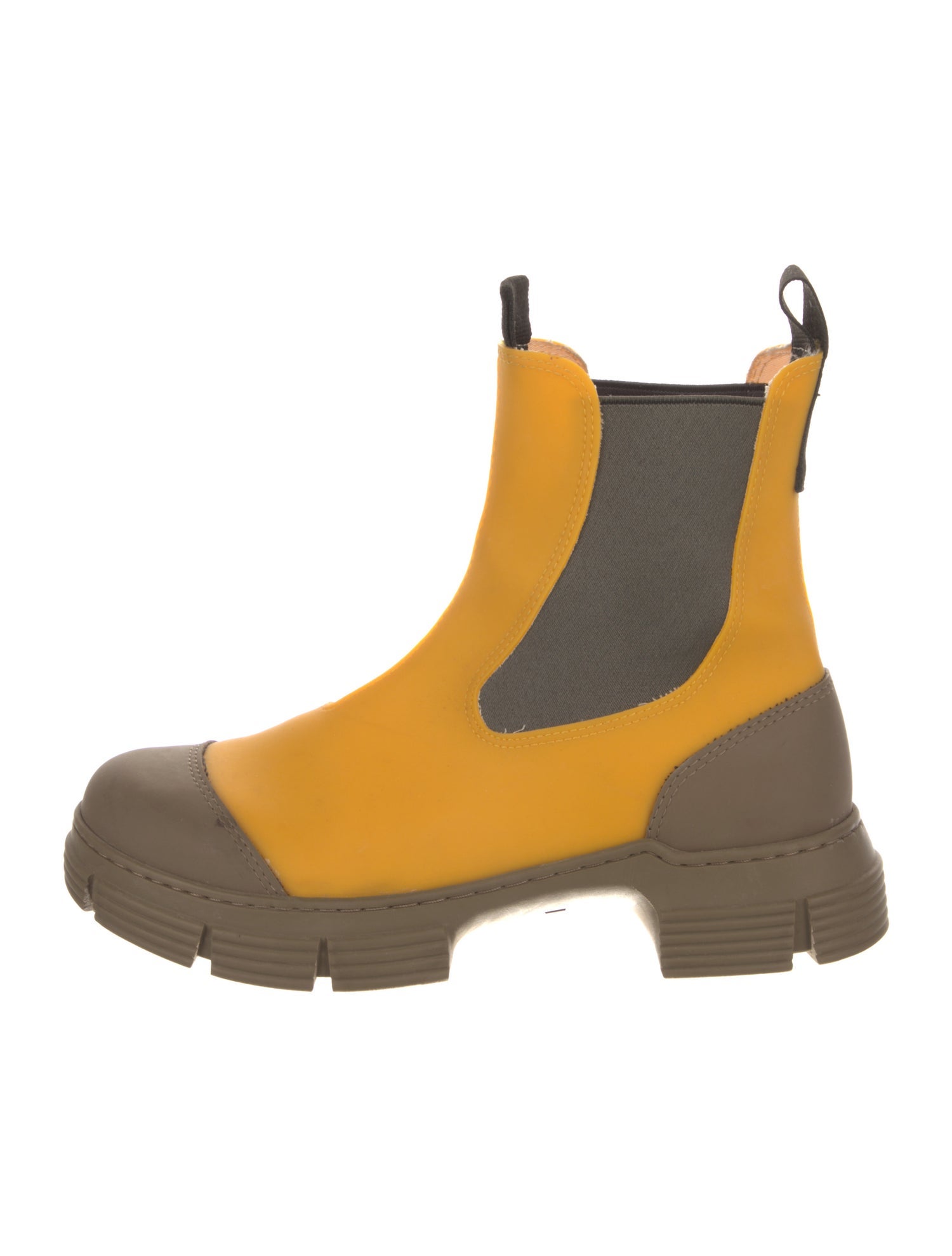 Ganni Leather Chelsea Boots