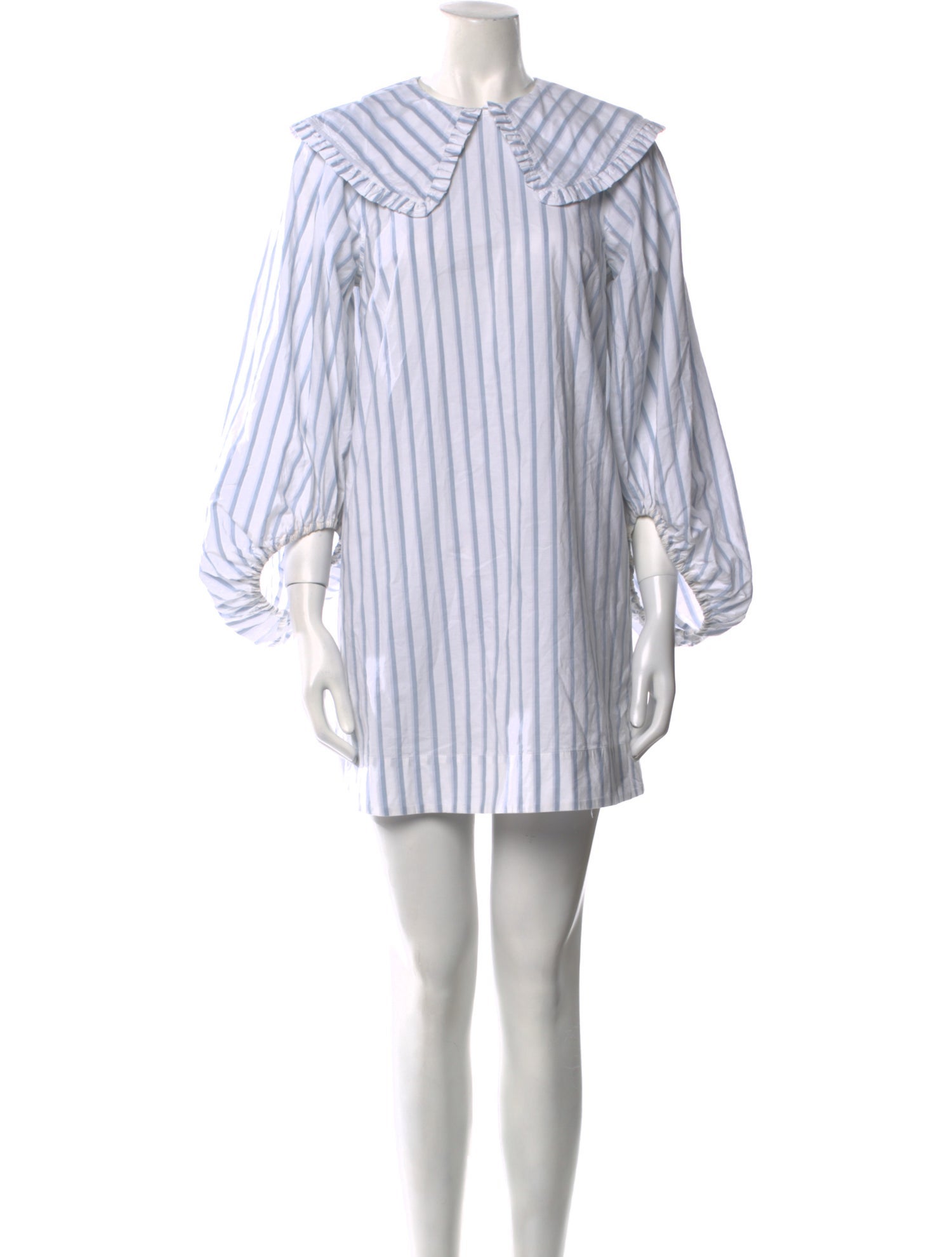 Ganni Striped Mini Dress