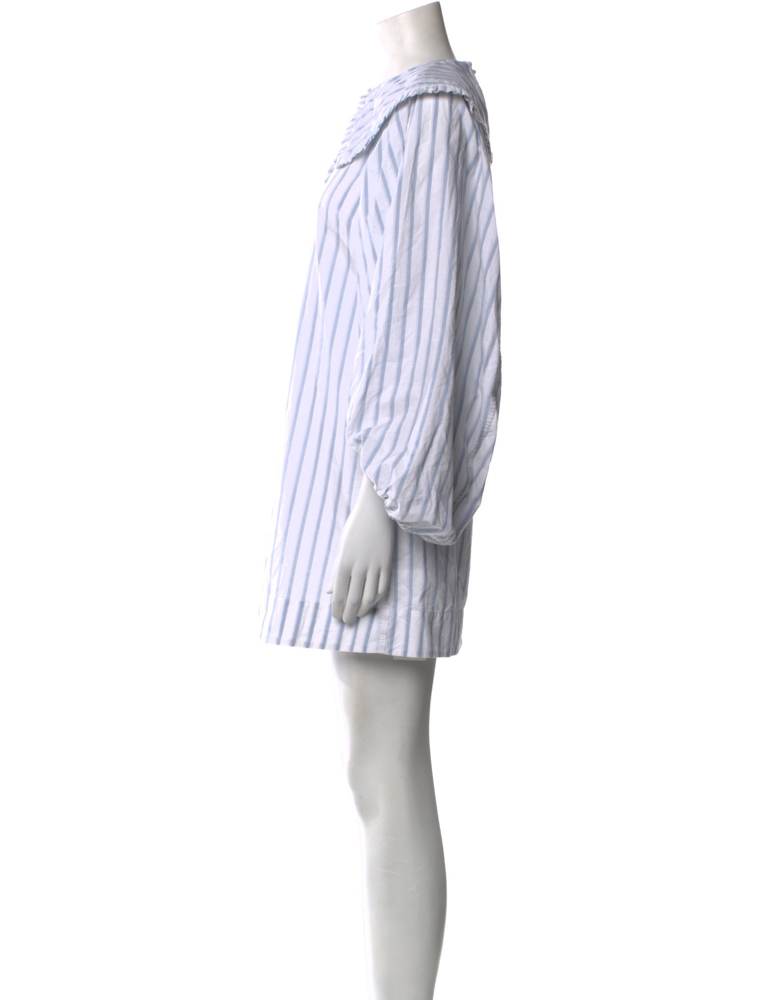 Ganni Striped Mini Dress