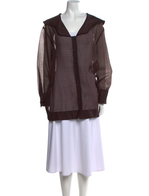 Ganni Cowl Neck Long Sleeve Tunic