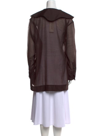 Ganni Cowl Neck Long Sleeve Tunic