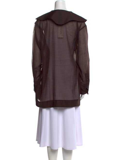 Ganni Cowl Neck Long Sleeve Tunic