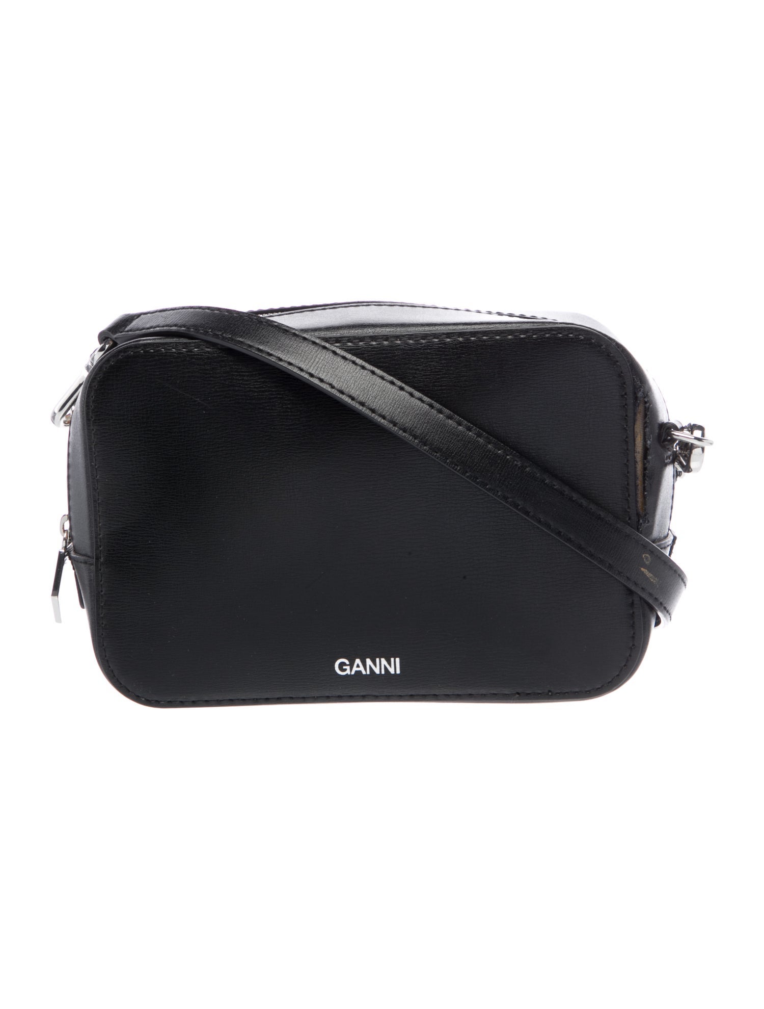 Ganni Leather Crossbody Bag