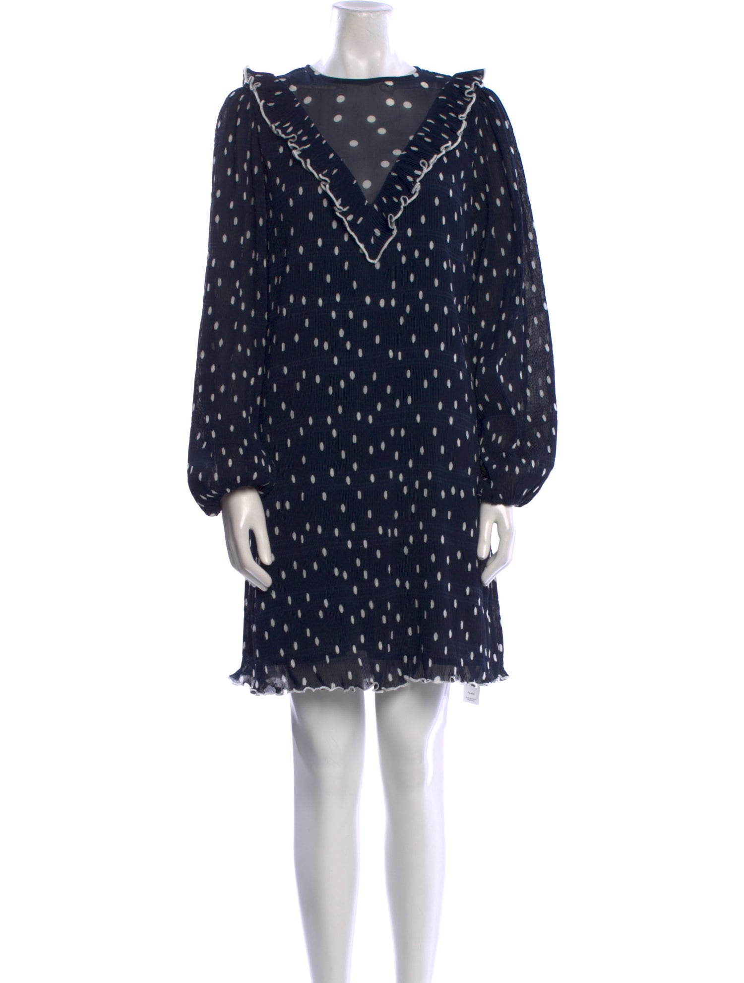 Ganni Polka Dot Print Mini Dress