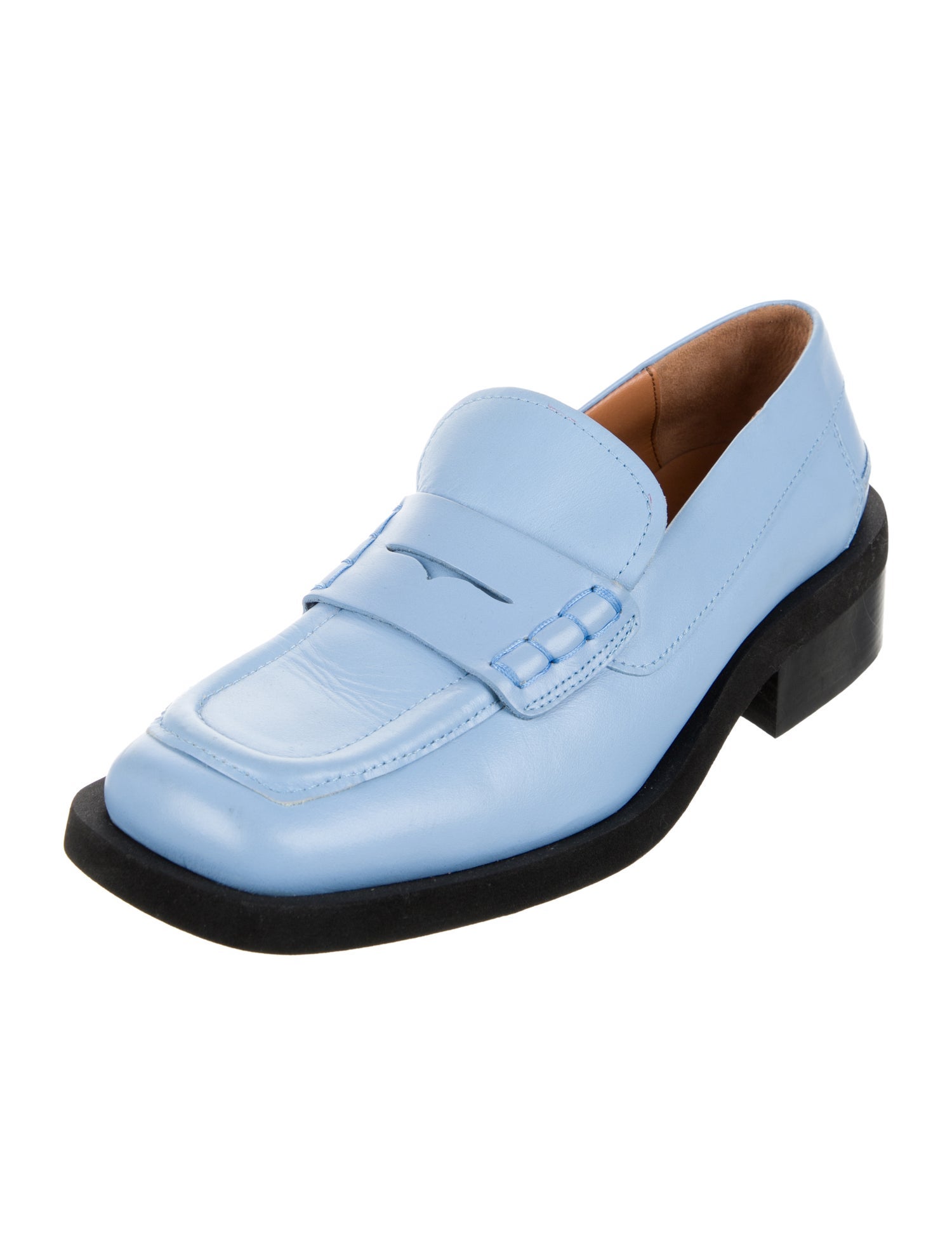 Ganni Leather Loafers
