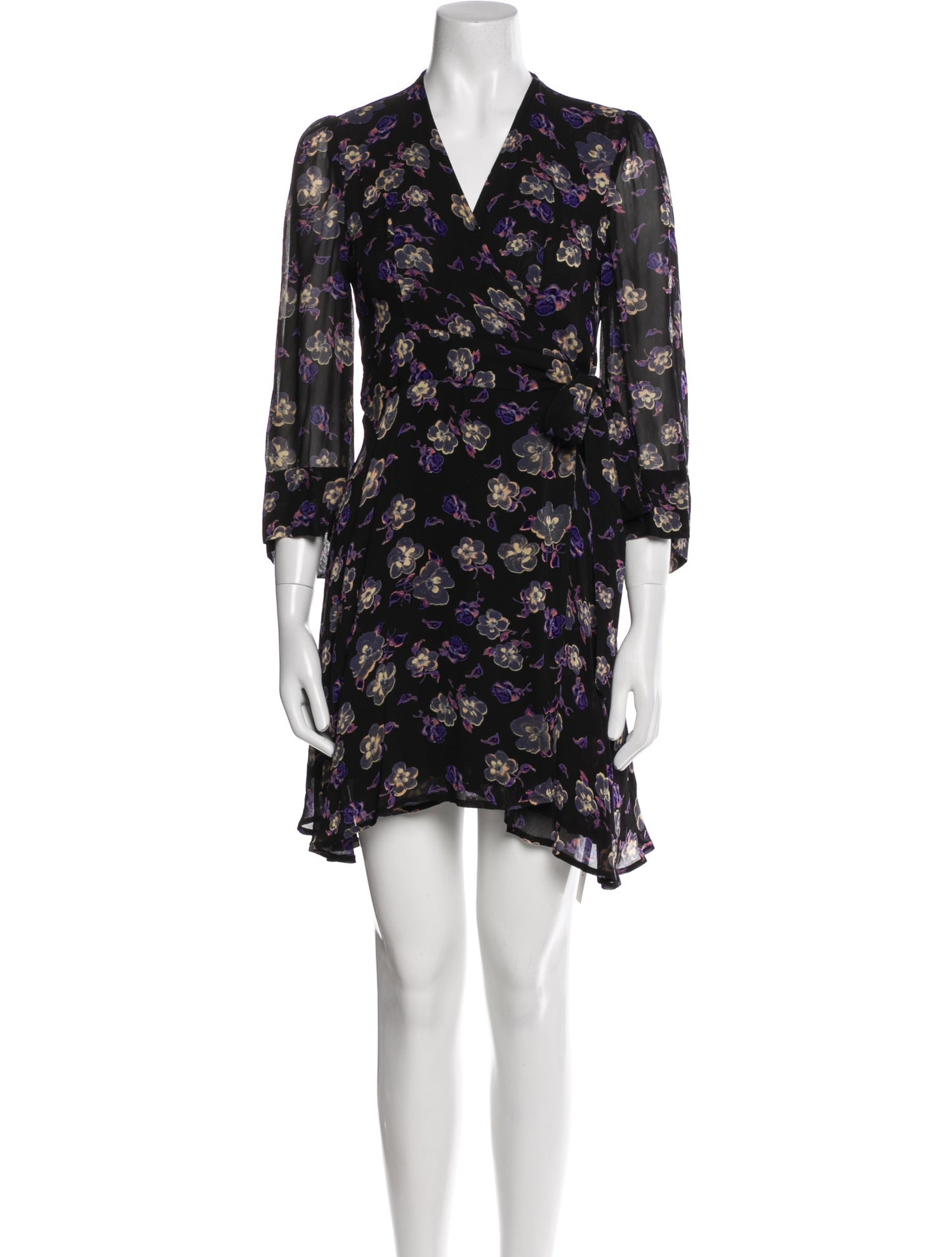 Ganni Floral Print Mini Dress