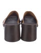 Ganni Leather Studded Accents Slides