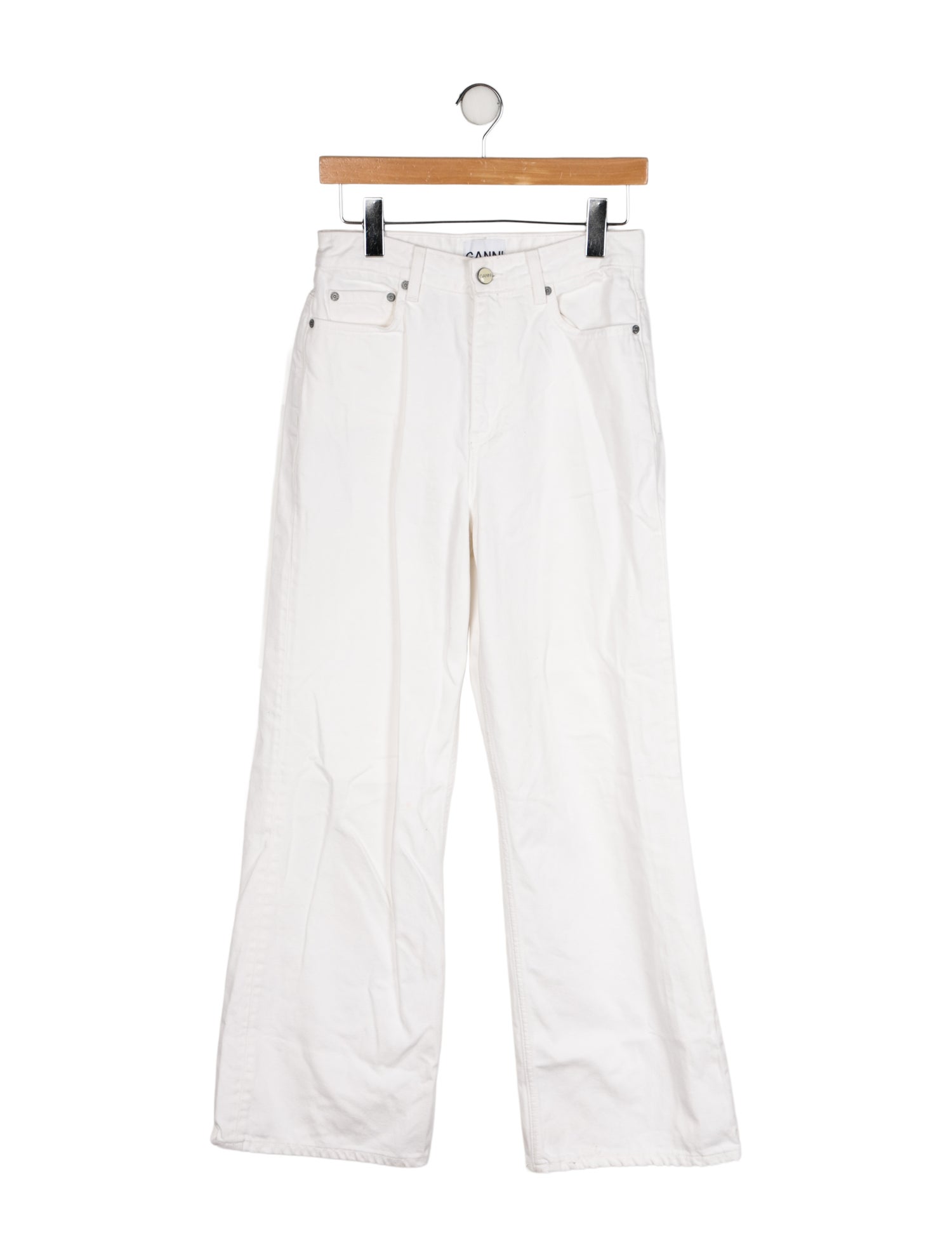 Ganni High-Rise Wide Leg Jeans