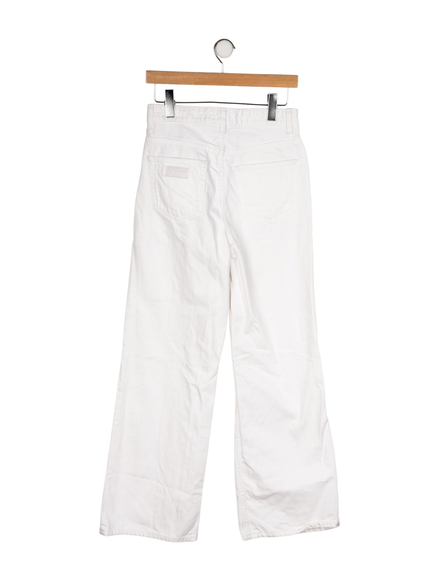 Ganni High-Rise Wide Leg Jeans