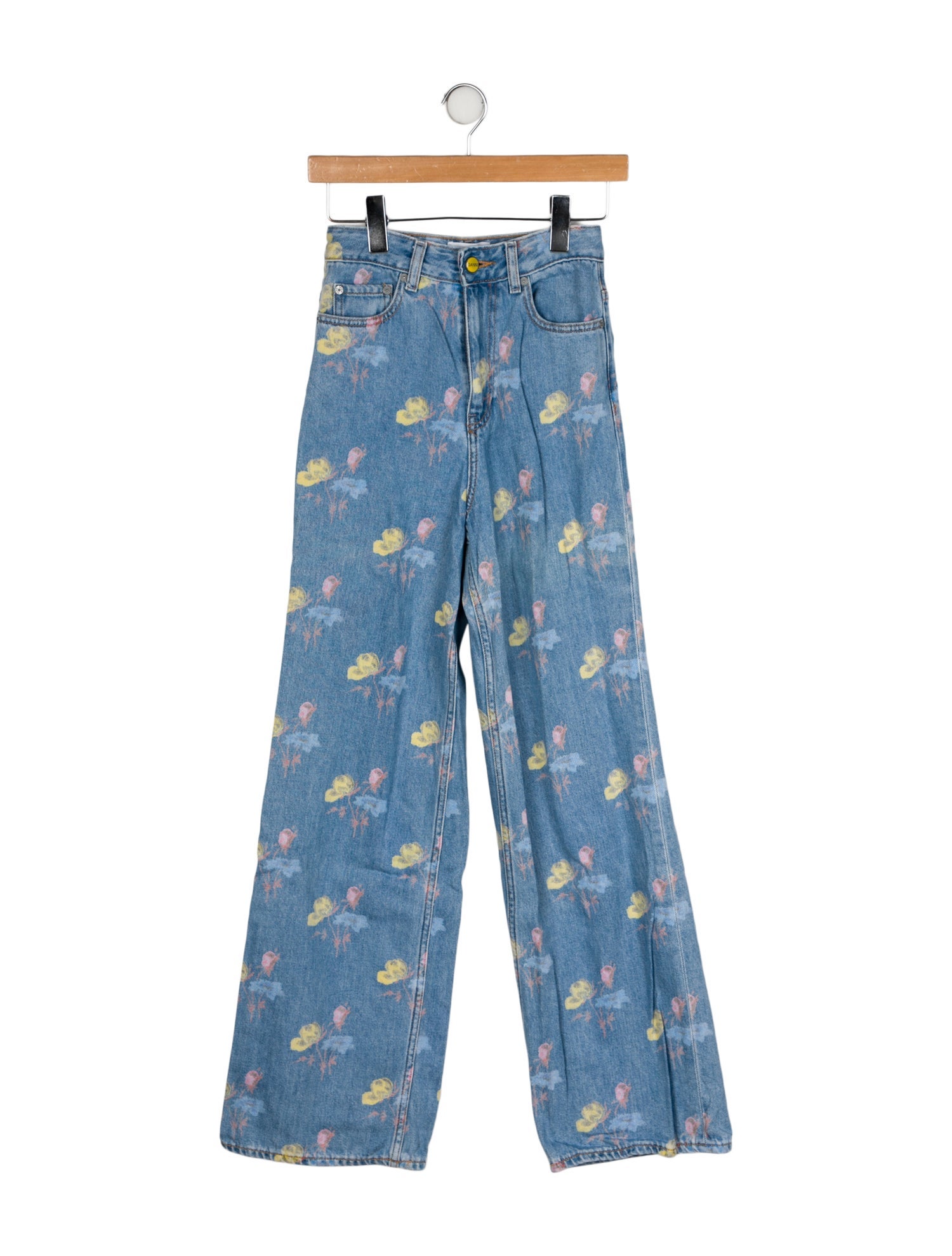 Ganni High-Rise Wide Leg Jeans