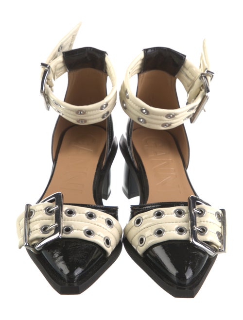 Ganni Leather D'Orsay Pumps