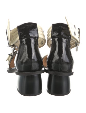 Ganni Leather D'Orsay Pumps