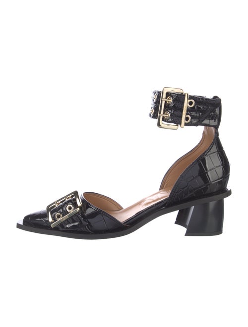 Ganni Leather D'Orsay Pumps
