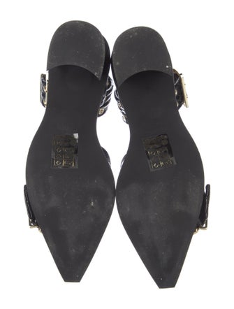 Ganni Leather D'Orsay Pumps
