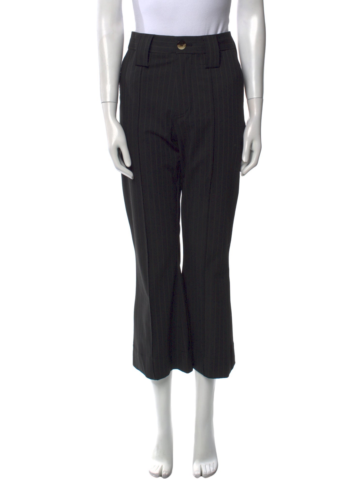 Ganni Striped Wide Leg Pants