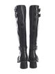 Ganni Patent Leather Riding Boots